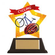 Mini-Star Cycling Acrylic Plaque 100mm : New 2019