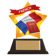 Mini-Star French Acrylic Plaque 100mm : New 2019