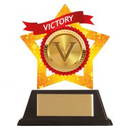 Mini-Star Victory Acrylic Plaque 100mm : New 2019