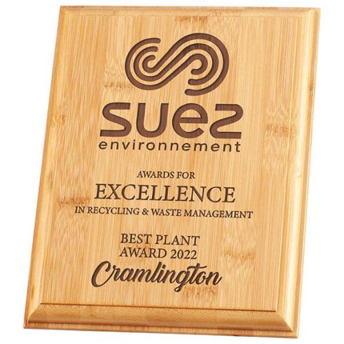 Bamboo Gaia Plaque 225x175x15mm : New 2022