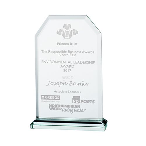 Jade Executive Crystal Trophy Award 125mm