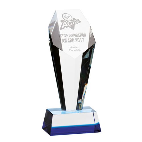 Prestige Optical Crystal Trophy Award 205mm