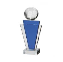 Gauntlet Football Trophy Award Crystal 180mm