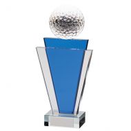Gauntlet Tower Crystal Golf Trophy Award 155mm