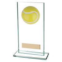 Horizon Jade Glass Tennis Trophy Award 160mm
