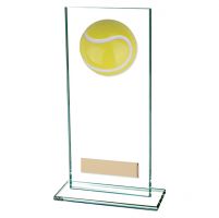Horizon Jade Glass Tennis Trophy Award 180mm