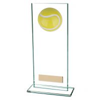 Horizon Tennis Jade Glass Trophy Award 200mm : New 2020