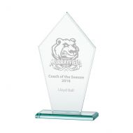 Jade Victory Crystal Trophy Award 195mm