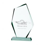 Jade Discovery Crystal Trophy Award 240mm