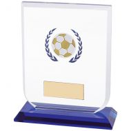 Gladiator Football Trophy Award Glass 120mm
