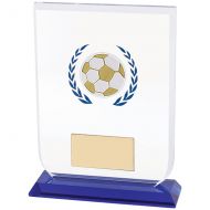 Gladiator Football Trophy Award Glass 140mm