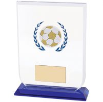 Gladiator Football Trophy Award Glass 140mm