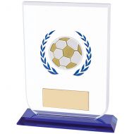 Gladiator Football Trophy Award Glass 160mm