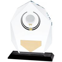 Glacier Golf Glass Trophy Award 140mm