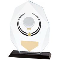 Glacier Golf Glass Trophy Award 160mm