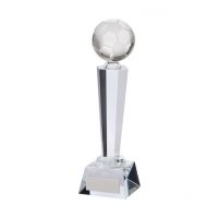 Interceptor Football Trophy Award Crystal 240mm