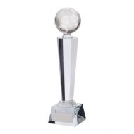 Interceptor Football Trophy Award Crystal 255mm