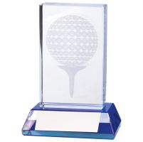 Davenport Golf Crystal Trophy Award 100mm : New 2020