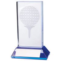 Davenport Golf Crystal Trophy Award 110mm : New 2020