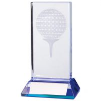 Davenport Golf Crystal Trophy Award 120mm : New 2020