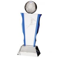 Celestial Football Crystal Trophy Award 230mm : New 2020
