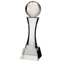 Quantum Football Crystal Trophy Award 220mm : New 2020