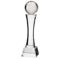 Quantum Football Crystal Trophy Award 240mm : New 2020