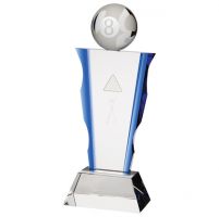 Quantum Pool Crystal Trophy Award 220mm : New 2020