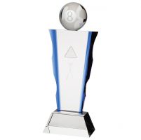 Quantum Pool Crystal Trophy Award 240mm : New 2020