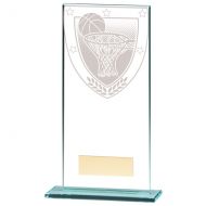 Millennium Basketball Jade Glass Trophy Award 180mm : New 2020