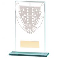 Millennium Dominoes Jade Glass Trophy Award 140mm : New 2020