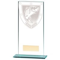 Millennium Fishing Jade Glass Trophy Award 180mm : New 2020