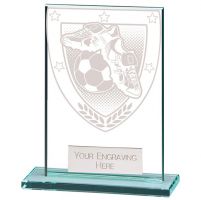 Millennium Football Boot - Ball Jade Glass Award 80mm : New 2022
