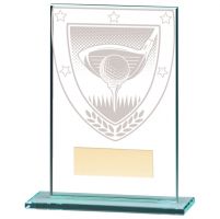 Millennium Golf Jade Glass Trophy Award 125mm : New 2020