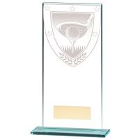 Millennium Golf Jade Glass Trophy Award 180mm : New 2020