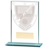 Millennium Hockey Jade Glass Trophy Award 125mm : New 2020