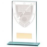 Millennium Hockey Jade Glass Trophy Award 140mm : New 2020