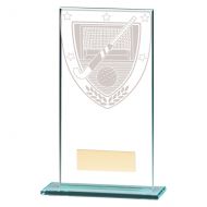 Millennium Hockey Jade Glass Trophy Award 160mm : New 2020