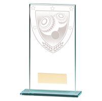 Millennium Lawn Bowls Jade Glass Trophy Award 160mm : New 2020