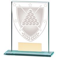 Millennium Snooker Jade Glass Trophy Award 110mm : New 2020
