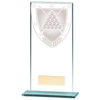 Millennium Snooker Jade Glass Trophy Award 180mm : New 2020