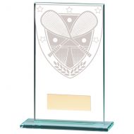 Millennium Squash Jade Glass Trophy Award 140mm : New 2020