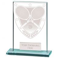 Millennium Tennis Jade Glass Award 80mm : New 2022