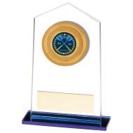 Downton Multisport Glass Trophy Award 130mm : New 2020