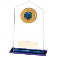 Downton Multisport Glass Trophy Award 170mm : New 2020