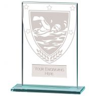 Millennium Swimming Jade Glass Award 125mm : New 2022