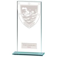 Millennium Swimming Jade Glass Award 180mm : New 2022