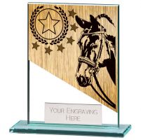 Mustang Equestrian Jade Glass Award 110mm : New 2022