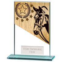 Mustang Equestrian Jade Glass Award 125mm : New 2022