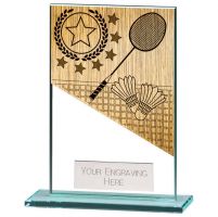 Mustang Badminton Jade Glass Award 125mm : New 2022